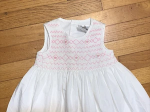 Vestido Blanco Calado Ediciones Raras 24 Meses - Imagen 1 de 6