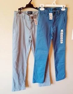 2x The Children's Place Boys Skinny Slim Jeans Lot-8-Gray-Blue - Picture 1 of 7