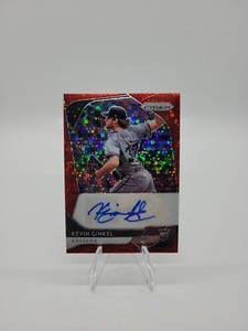 Kevin Ginkel Auto RC /35 Red Disco Prizm 2020 Panini Prizm DBacks