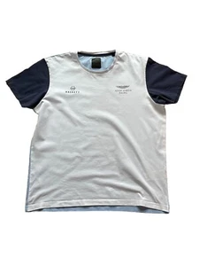 HACKETT x ASTON MARTIN RACING PRO TEAM 3 COLOUR COTTON T-SHIRT SIZE XL - Picture 1 of 7