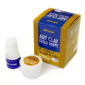 Art Clay Gold Paste 22k Gold Slip Glaze for Porcelain Glass Precious Metal Clay  - Picture 1 of 8