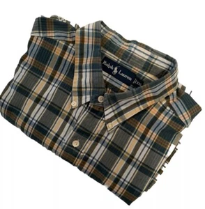 Ralph Lauren Men’s Button Down Shirt | XXL | Long Sleeve | Plaid | 100% Cotton - Picture 1 of 6