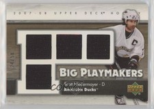 2007-08 Upper Deck Big Playmakers Jersey /50 Scott Niedermayer #BP-SN HOF