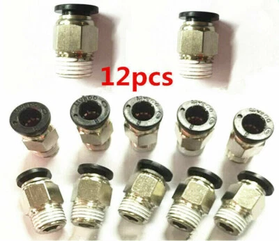 12pc 1/8 Straight Male Fitting Connector Tube -Coats Tire Changer Machine Parts - Image 1 of 3
