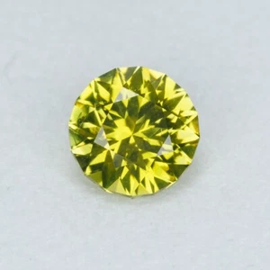 5.4mm ROUND CUSTOM BARION CUT NATURAL GREENISH YELLOW CHRYSOBERYL 0.68cts - Imagen 1 de 1