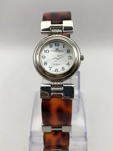 Philippe Renault Women’s Watch Red Band Silver Bezel has (New Battery) Beautiful - Picture 1 of 8