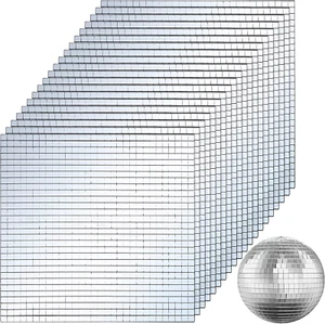 36000 Pieces Mirror Mosaic Tiles, 5 X 5 Mm Self Adhesive Mirror Stickers, Real G - Picture 1 of 9