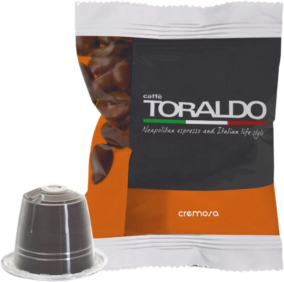 CAFFE TORALDO | NESPRESSO | 600 CAPSULE NESPRESSO MISCELA CREMOSA | 6 CONFEZION