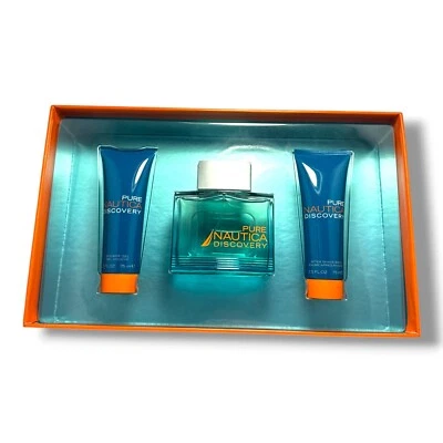 Pure Nautica Discovery 3-Piece Kit (Eau De Toilette/After Shave Balm/Shower Gel) - Image 1 of 3