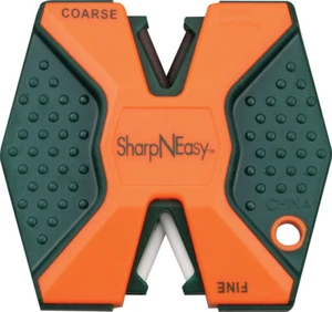 AccuSharp Orange/Green Sharp-N-Easy 2 Stage Coarse/Ceramic Knife Sharpener 335CD - Picture 1 of 1