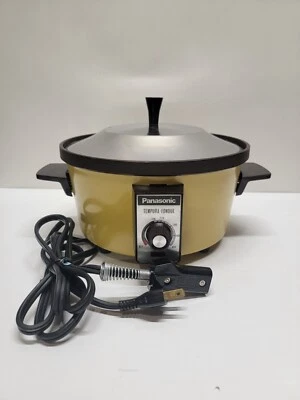 Panasonic Tempura Eléctrica - Cocina Fondue Amarillo Modelo NF 815E Foto 1 de 4