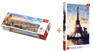 2 x Puzzle Trefl 1000 Teile Paris Notre Dame  +  Puzzle Paris im Morgengrauen - Bild 1 von 4