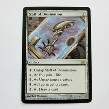 Staff of Domination x1 MP Fifth Dawn MTG Magic the Gathering Rare Artifact