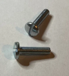 10-32 x 3/4" Bindekopf Schlitz Maschinenschrauben, Stahl, 60 Stück - Bild 1 von 1