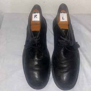 John Varvatos USA Schnürstiefel Herren Gr. 10M Hipster Chukka schwarz Leder - Bild 1 von 5