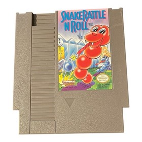NES Snake Rattle N Roll Raro Ltd Probado Aut&eacute;ntico con Manga Limpio