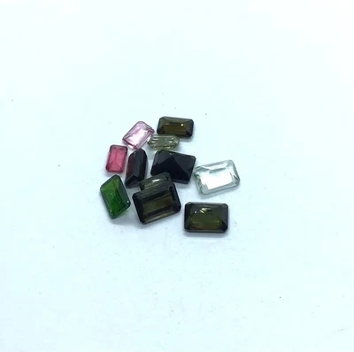 Multi Tourmaline Octagon Natural Cut Loose Gemstone For Making All Type Jewelry - Image 1 of 4