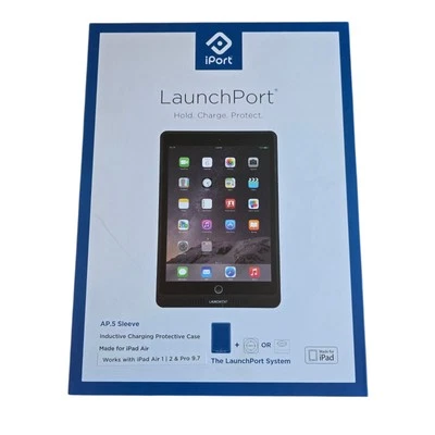 iPort LaunchPort AP.5  Sleeve for Apple iPad Air 1 & 2 with Wall Station BLACK - Image 1 of 4
