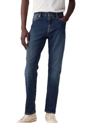 Gap Mens Jeans 32x32 Straight Blue Denim New With Tags - Image 1 of 4
