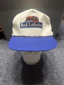 De colección Langosta Roja Restaurante Camionero Snapback Sombrero Logo Spellout Años 90 - Imagen 1 de 3
