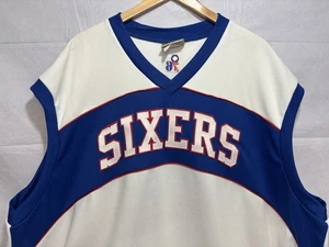 76ers Vintage Jersey Philadelphia Sixers Basketball Majestic Hardwood Classics - Picture 1 of 7