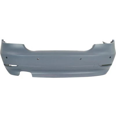 Rear Bumper Cover For 2004-2007 BMW 530i Sedan w/ Park Sensor Holes Primed - Image 1 of 4