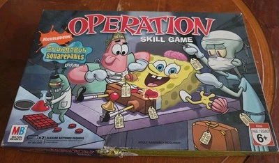 SpongeBob Squarepants OPERATION Board Game 2007 Nickelodeon Missing Bone - Image 1 of 4