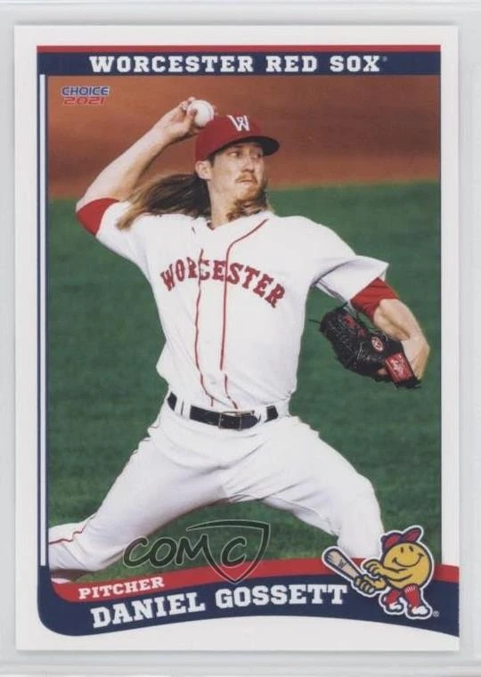 2021 Choice Worcester WooSox Daniel Gossett #20 - Image 1 of 2