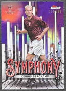 2024-25 Topps Finest UEFA Dennis Bergkamp Symphony Viola Rifrattore 171/299 - Foto 1 di 1