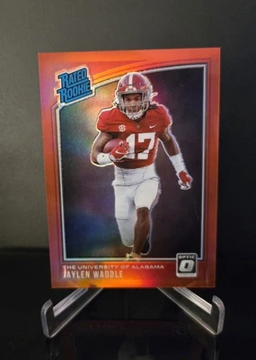#'ed 99/149 JAYLEN WADDLE RC SP 2021 Donruss Optic Red Rated Rookie Color Match - Image 1 of 2
