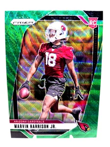 Panini Prizm 2024 - Novatos Marvin Harrison Jr. #375 Green Wave Prizm (RC) - Imagen 1 de 6