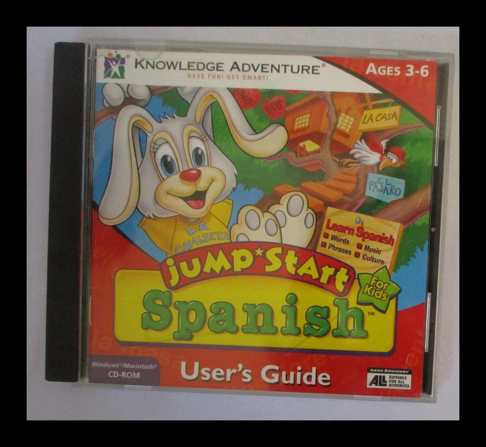 Jump Start Spanish for Kids Ages 3-6 CD-Rom PC Software - Image 1 of 1