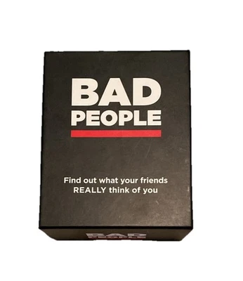 Bad People The Adult Party Card Game Ages 17+ 3-10 Players Fun Card Game - Image 1 of 4