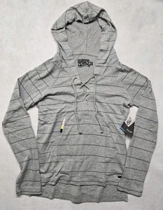 VOLCOM Gray Hoodie Womens Front Pockets XS (2051) - Picture 1 of 7