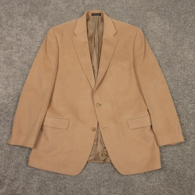 Chaqueta Lauren Ralph Lauren Para Hombres 44 R Tostada 100% Cabello Camel Blazer Bolsillos Vestido Foto 1 de 4
