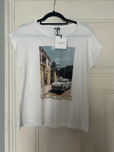 Liu Jo T-Shirt, Neu, Gr.S, Weiß Mit Aufdruck - Bild 1 von 8