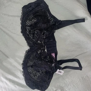 Sujetador Adore Me 40 B negro encaje con aros NUEVO - Imagen 1 de 4
