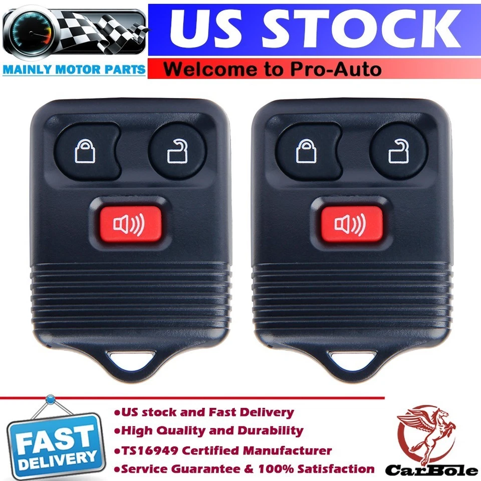 2 Llaveros de coche a distancia para Ford F-150 1999 2000 2001 2002 2003 2004 2005 2006 2007 Foto 1 de 4
