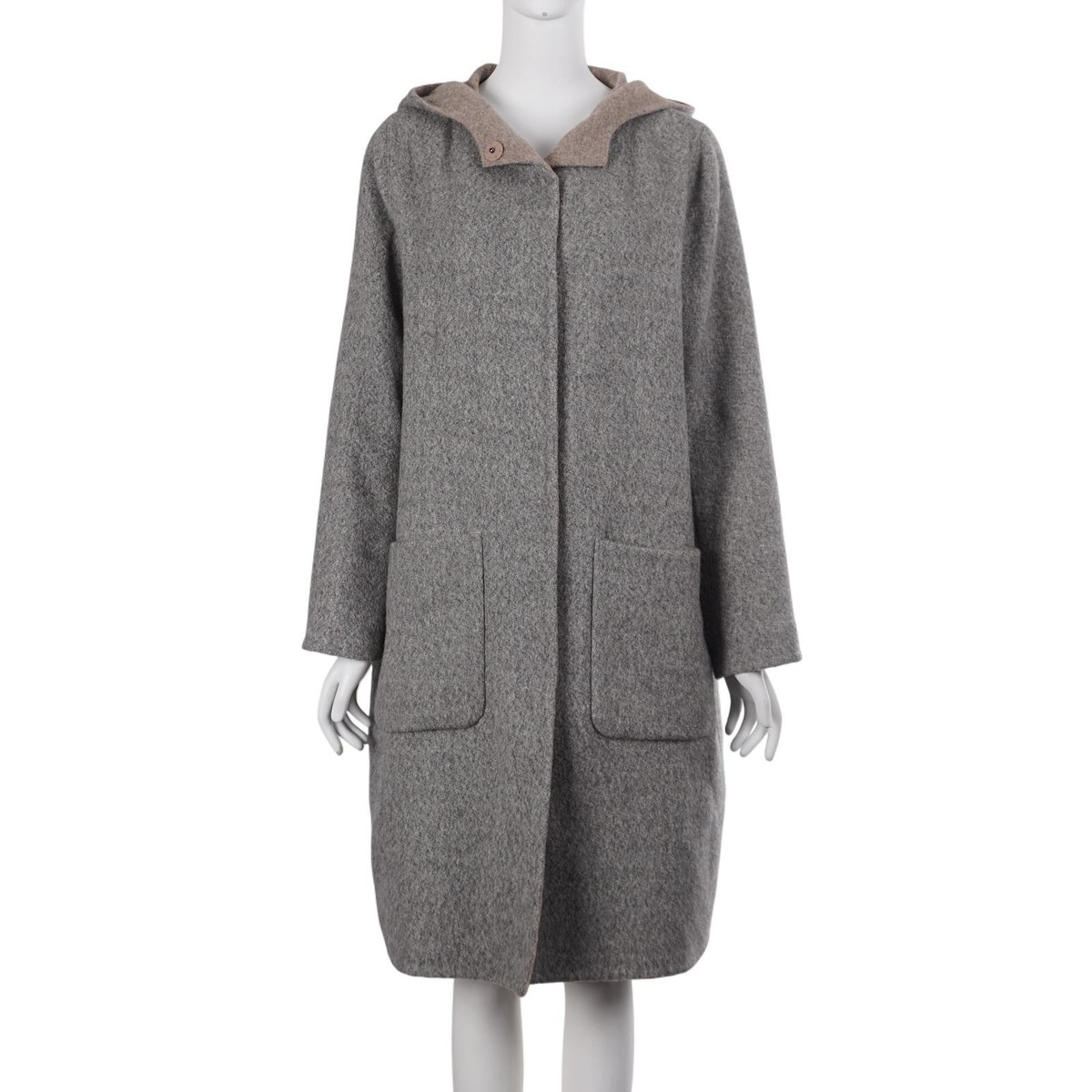 ジャケット・アウター EILEEN FISHER wool Maxi Coat Eileen Fisher Mandarin Jacket Color: Black. Open Front