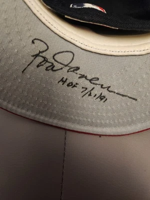 Rod Carew Autographed HOF Inscribed California Angels Baseball Cap - Image 1 of 3