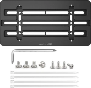 Front Bumper License Plate Bracket Mount Relocator Adapter for Toyota Land Rover - Picture 1 of 8