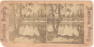 STEREOVIEW YOSEMITE VALLEY NATIONAL PARK MERCED RIVER - Picture 1 of 1