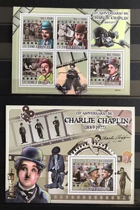 Charlie Chaplin - American Comic Actor on stamps - MNH** - AB - Picture 1 of 1