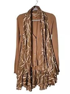 Knitted & Knotted by Anthropologie brown top/sweater. Size S. - Picture 1 of 6