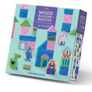 Crocodile Creek Build & Play Wood Blocks Princess Palace NEW - Picture 1 of 4