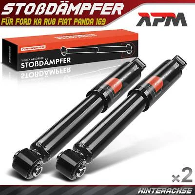 2x Stoßdämpfer Gasdruck Hinten für Ford KA RU8 Fiat Panda 169 1.2 1.3 TDCi 1.4 - Bild 1 von 4