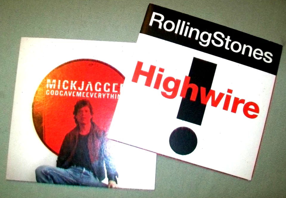 Rolling Stones CD LOT God Gave Me Everything Highwire - Image 1 of 1