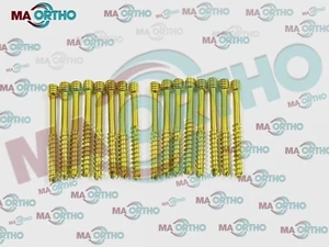Herbert Cannulated Screws 2.4 & 2.7mm 14mm to 34mm Titanium Set Of 102 PCs - Bild 1 von 6