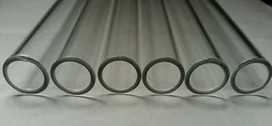4" Long 20 Tubes Glass Pyrex Tubing 10 mm OD 8mm ID 1mm Wall - Picture 1 of 2
