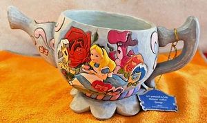 Jim Shore Disney Traditions Showcase Collection Alice In Wonderland Planter! - Picture 1 of 6
